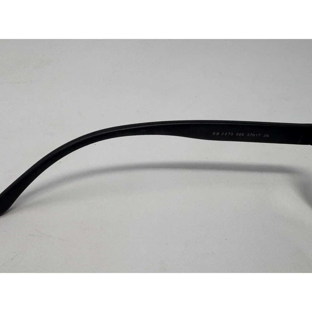 Ray-Ban RB3273 006 57-17 Matte Black Rectangle Sunglasses Frames Only